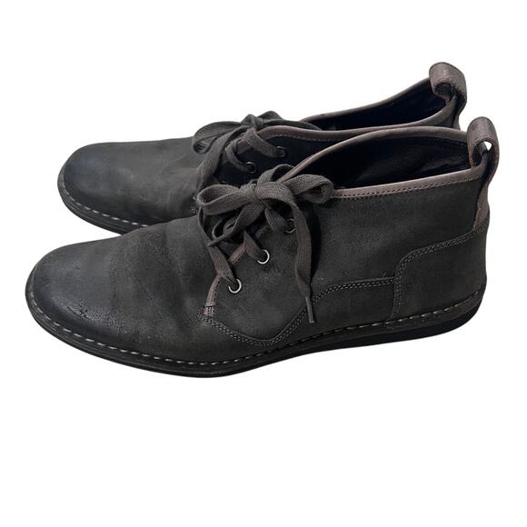 John Varvatos Star USA Hipster Chukka Boots Charcoal Gray Mens, Size 10
